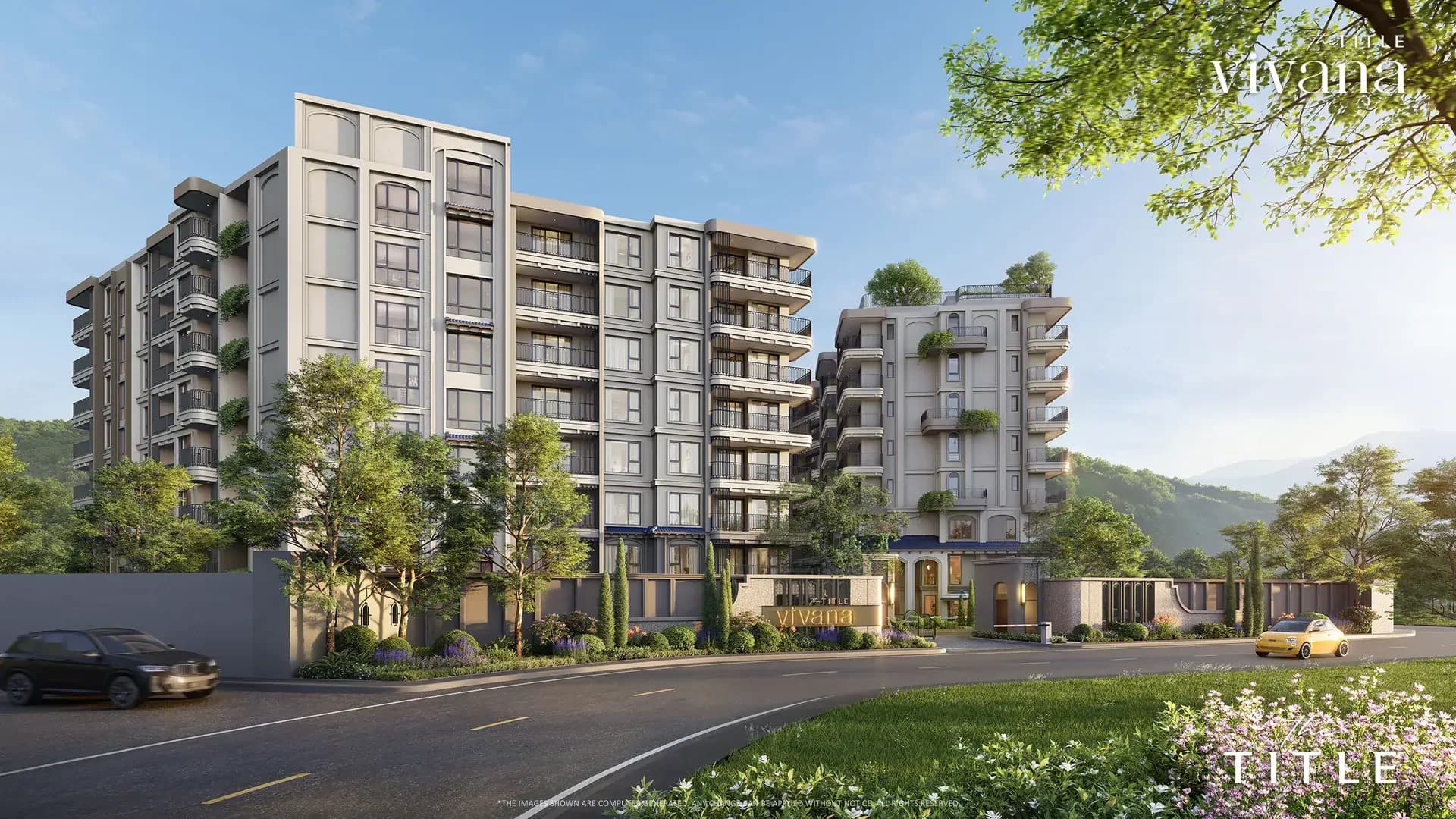 The Title Vivana: residential frontage