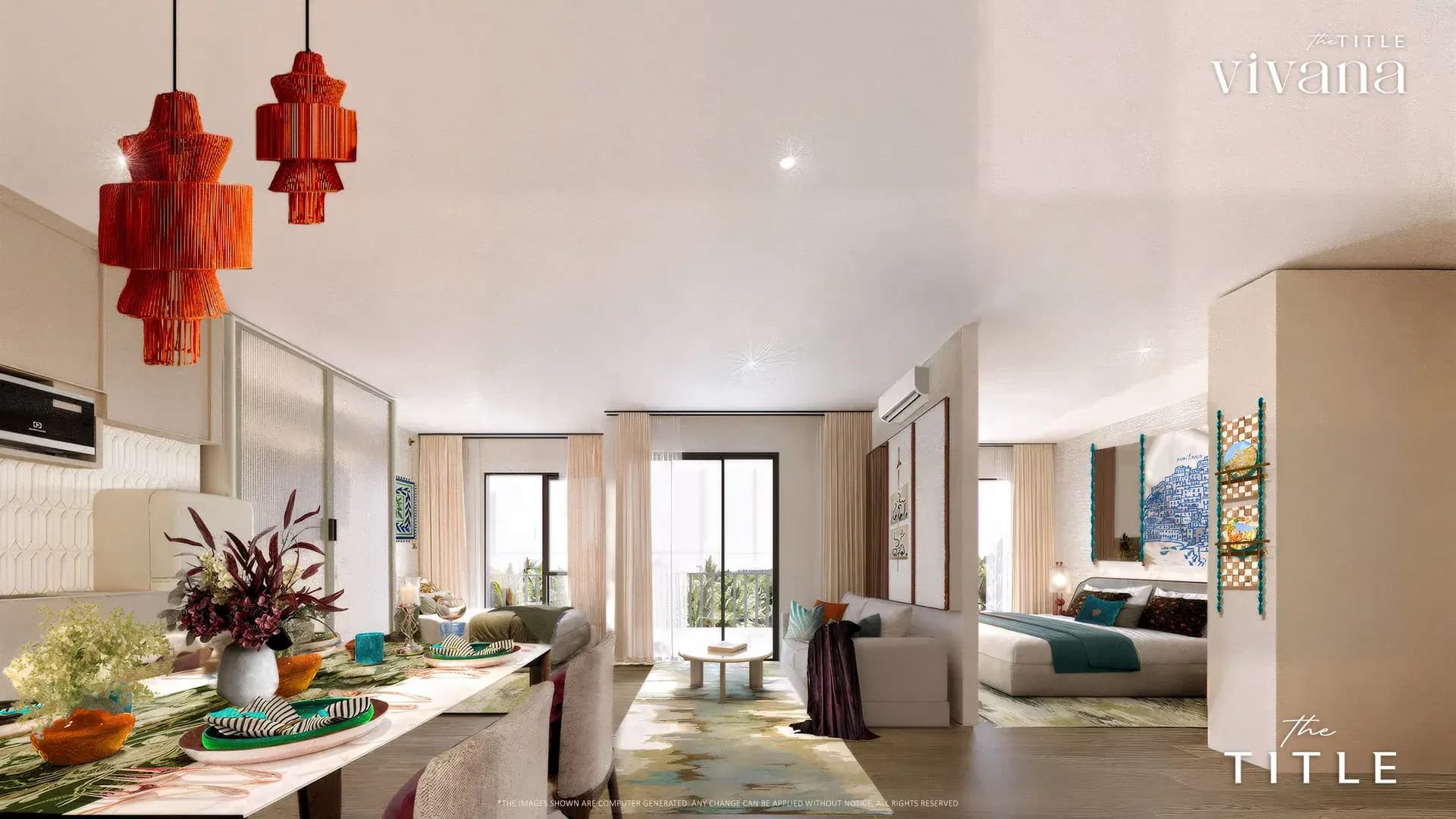 The Title Vivana: kitchen and dining
